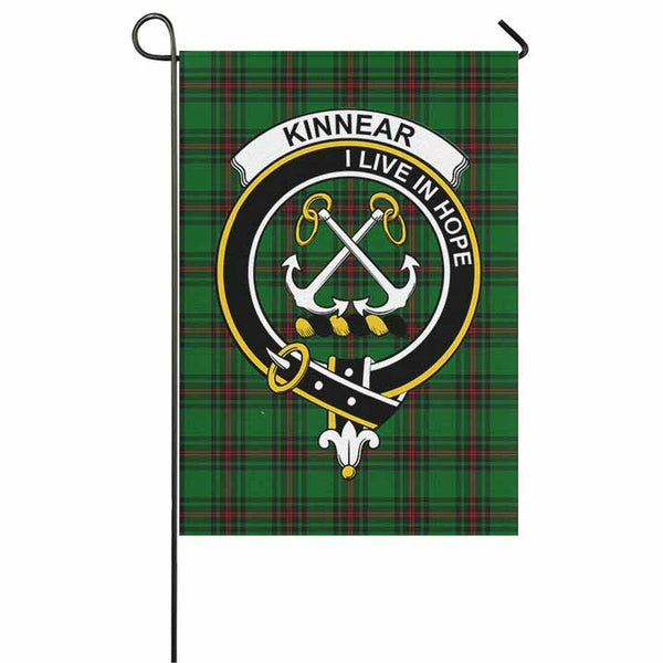 Kinnear Tartan Classic Crest Garden Flag