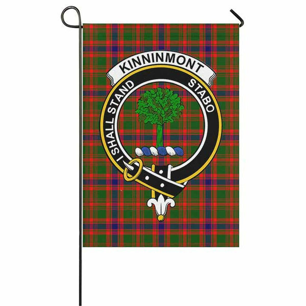 Kinninmont Tartan Classic Crest Garden Flag