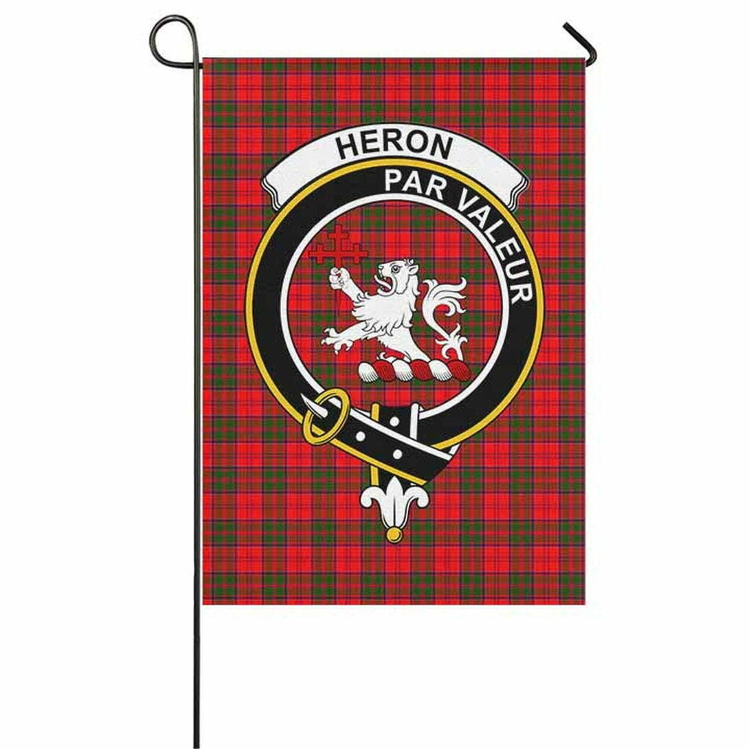 Heron Tartan Classic Crest Garden Flag