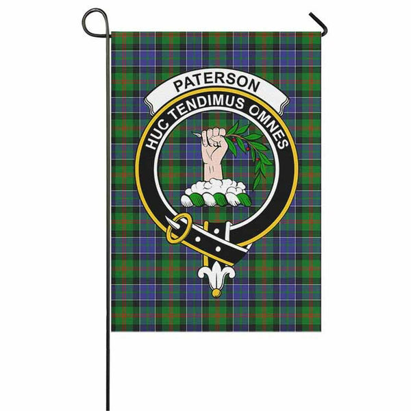 Paterson Tartan Classic Crest Garden Flag