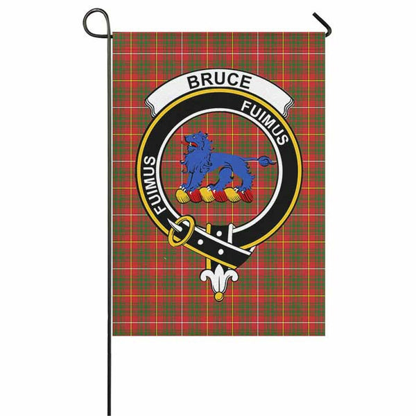 Bruce Tartan Classic Crest Garden Flag