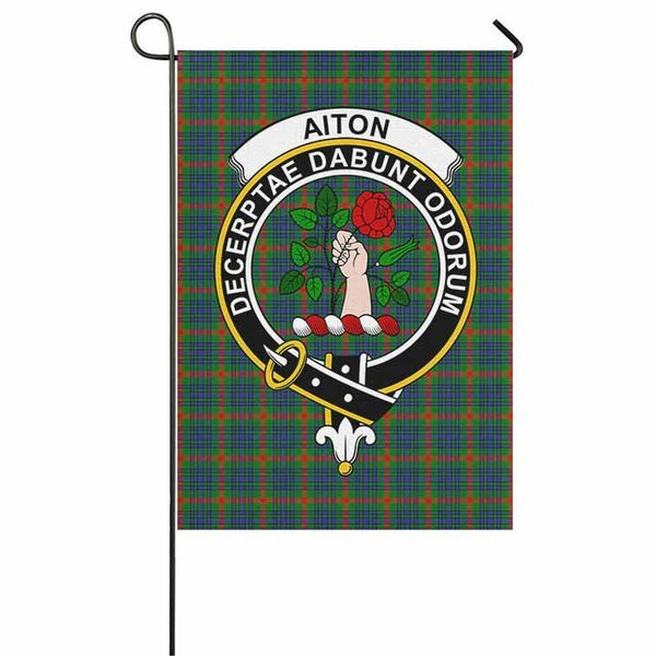 Aiton Tartan Classic Crest Garden Flag