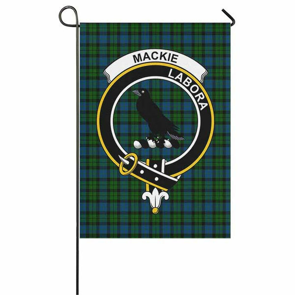 MacKie Tartan Classic Crest Garden Flag