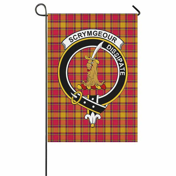 Scrymgeour Tartan Classic Crest Garden Flag