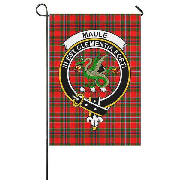 Maule Tartan Classic Crest Garden Flag