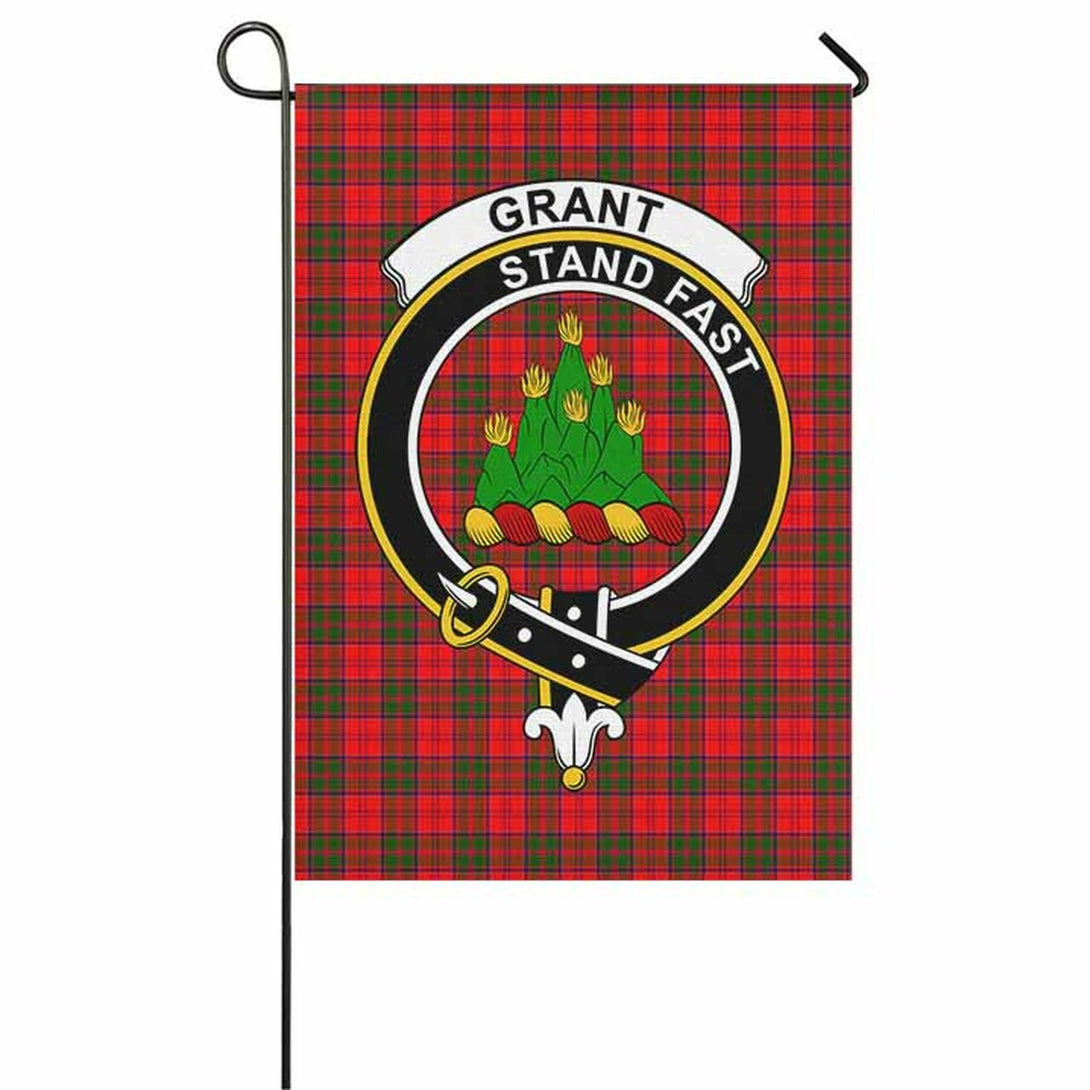 Grant Tartan Classic Crest Garden Flag