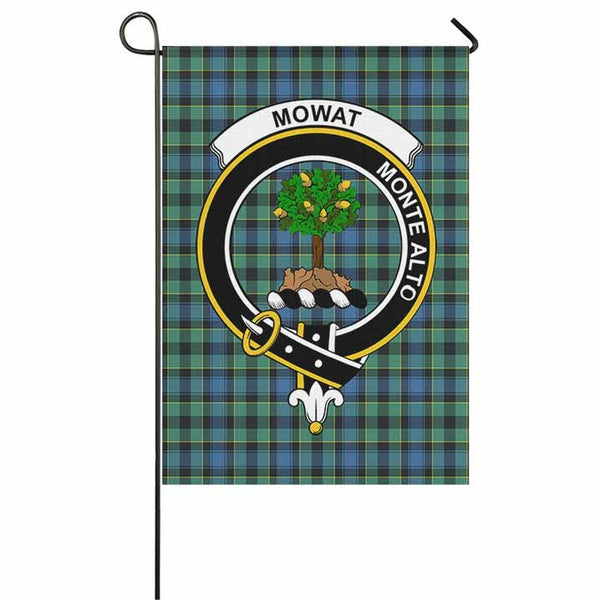 Mowat (of Inglistoun) Tartan Classic Crest Garden Flag