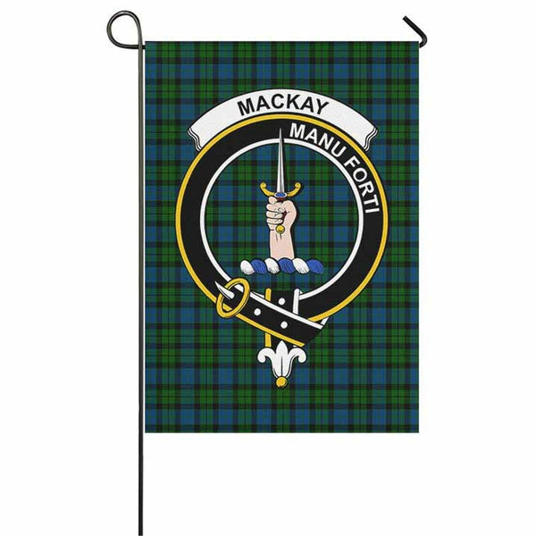 MacKay Tartan Classic Crest Garden Flag