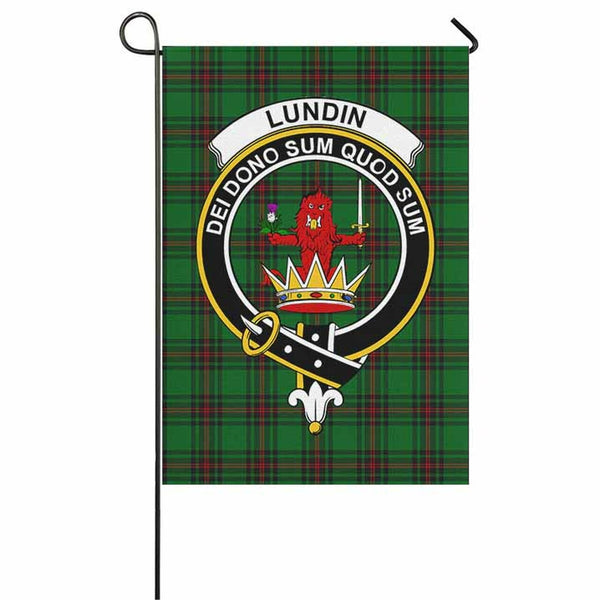 Lundin Tartan Classic Crest Garden Flag