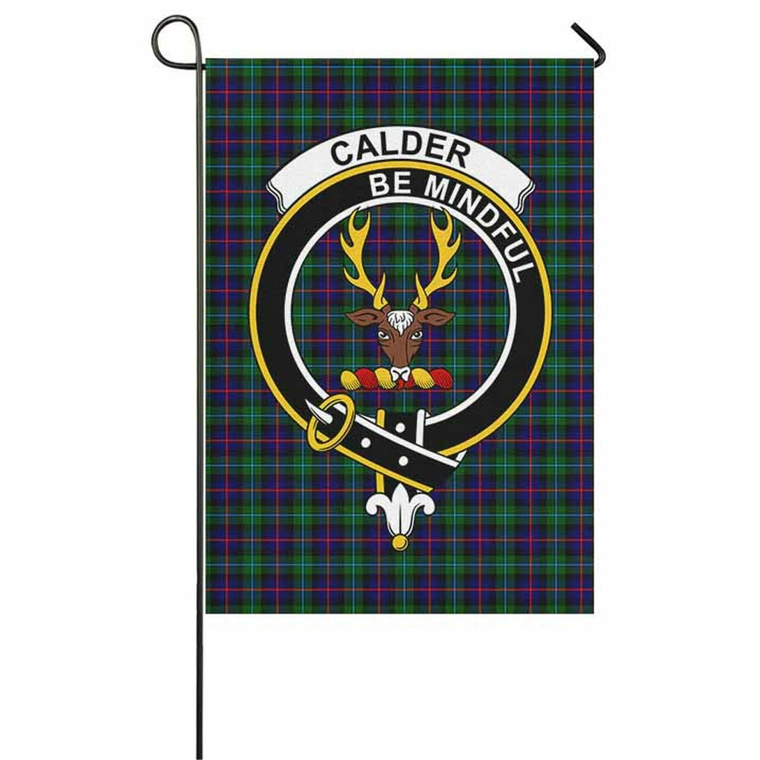 Calder Tartan Classic Crest Garden Flag