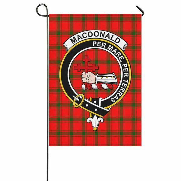 MacDonald (of Sleat) Tartan Classic Crest Garden Flag