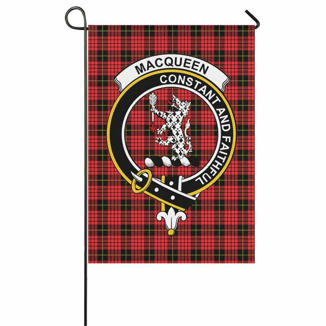 MacQueen Tartan Classic Crest Garden Flag