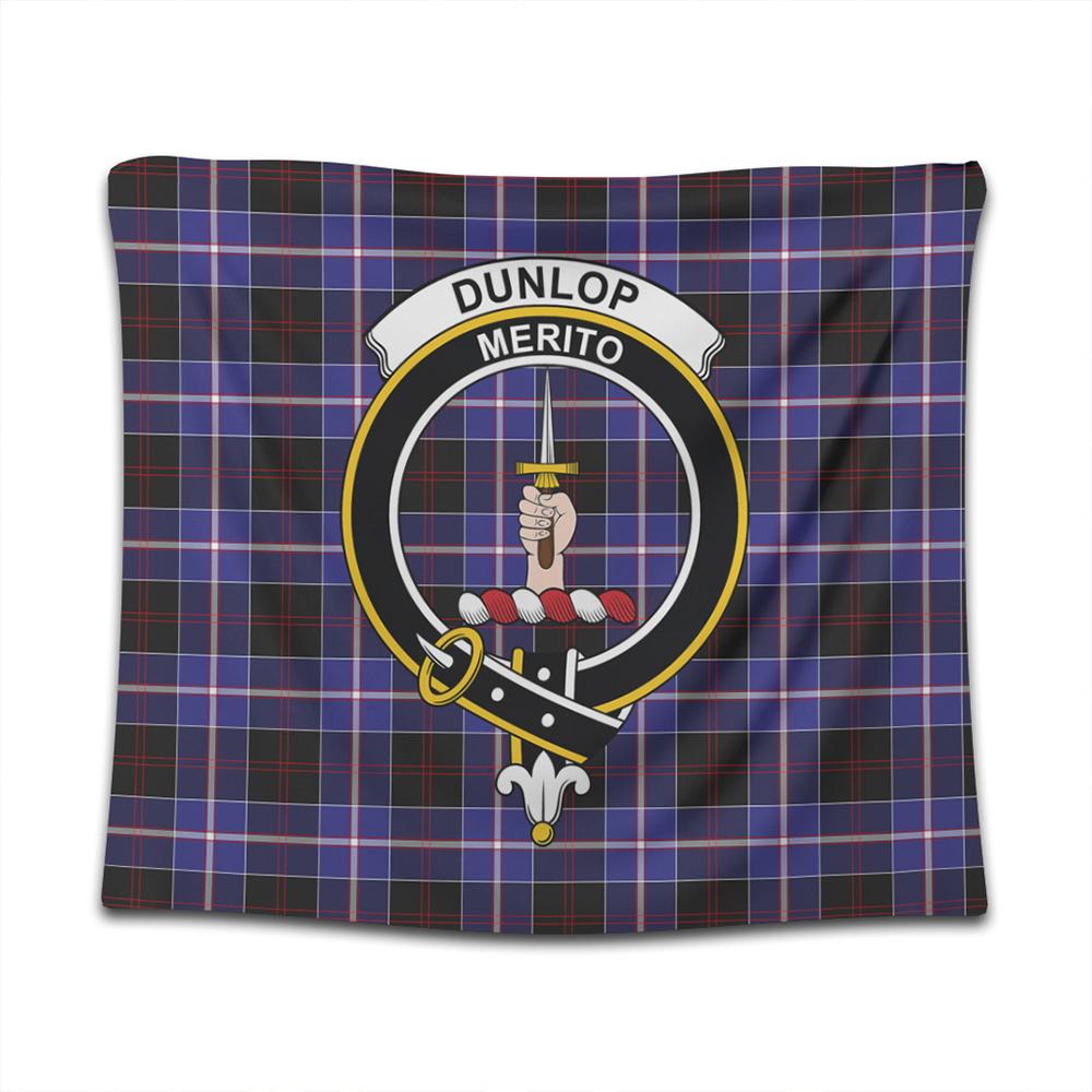 Dunlop Modern Tartan Classic Crest Tapestry