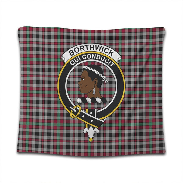 Borthwick Ancient Tartan Classic Crest Tapestry