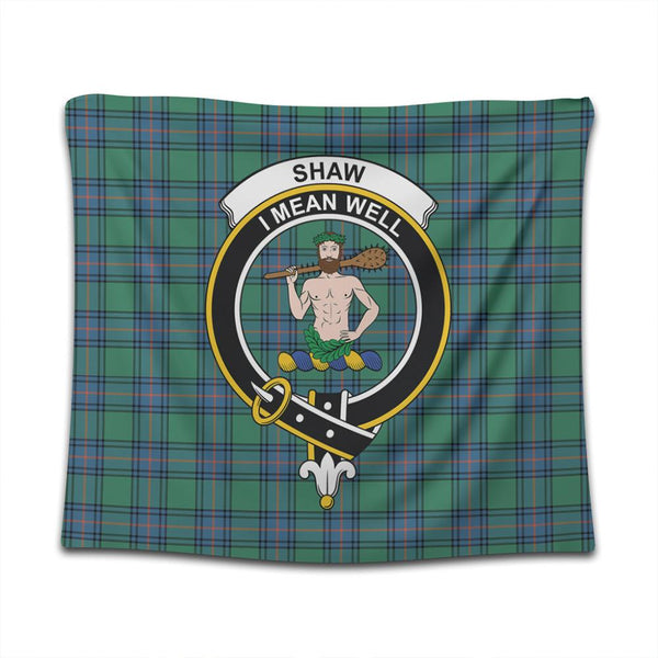 Shaw Ancient Tartan Classic Crest Tapestry