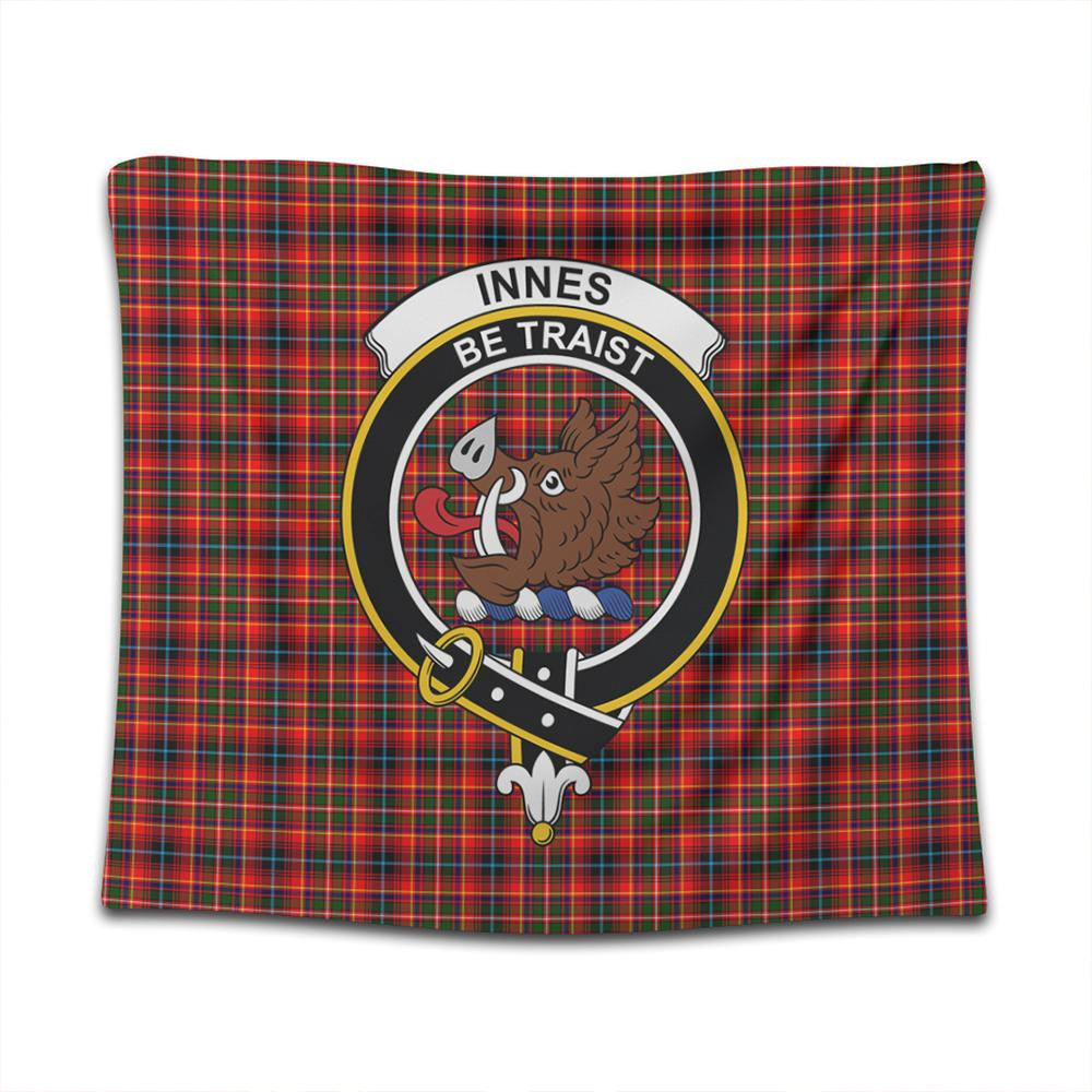 Innes Modern Tartan Classic Crest Tapestry