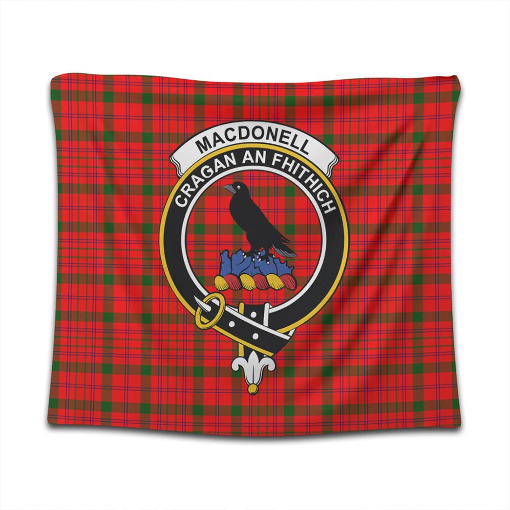 MacDonnell of Keppoch Modern Tartan Classic Crest Tapestry