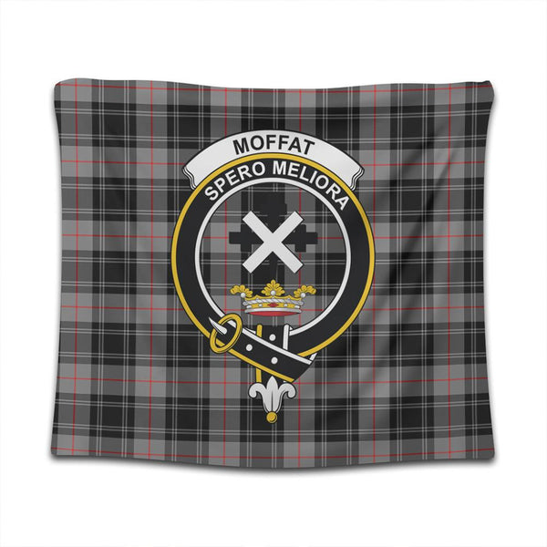 Moffat Modern Tartan Classic Crest Tapestry