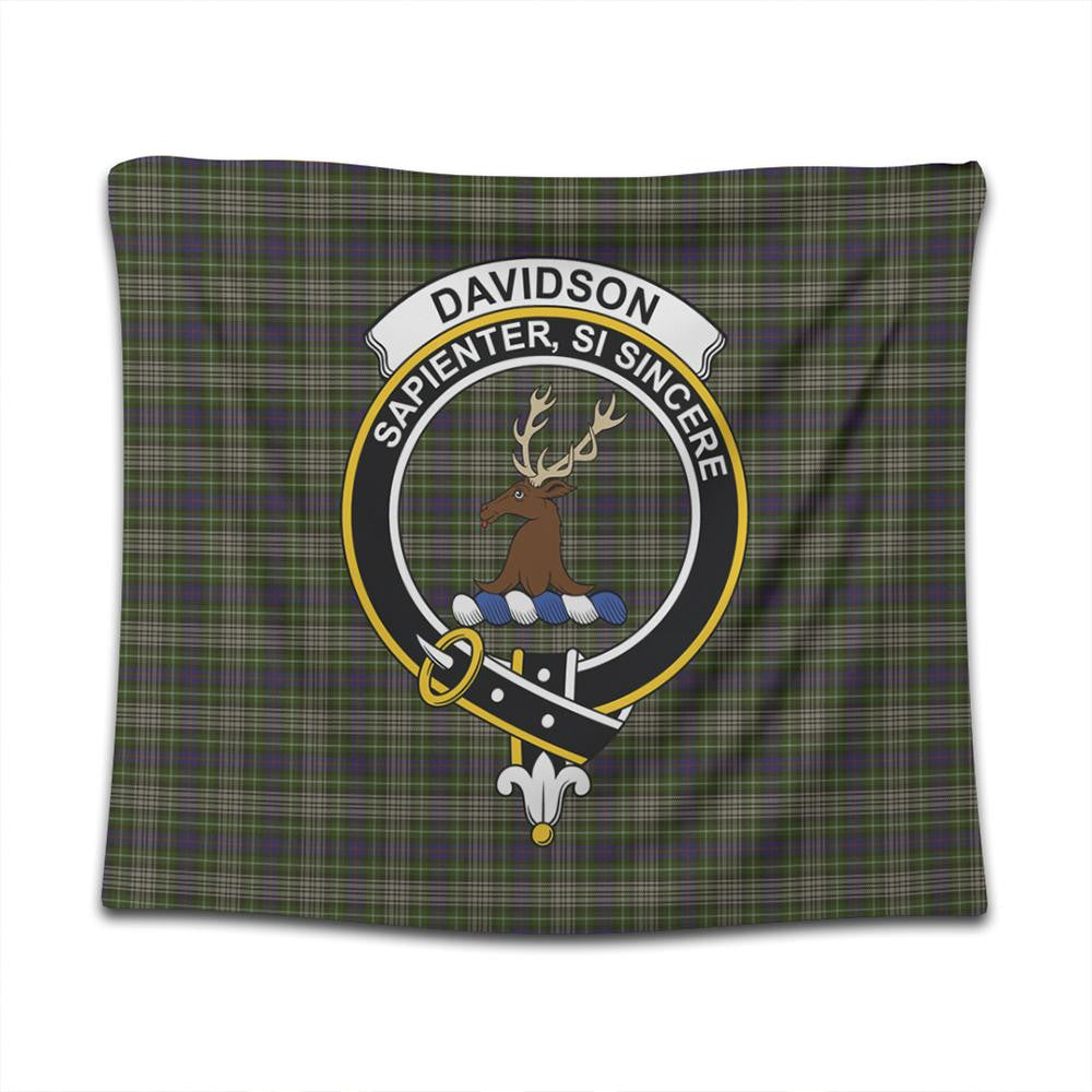 Davidson Tulloch Dress Tartan Classic Crest Tapestry