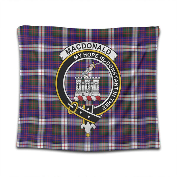 MacDonald Dress Modern Tartan Classic Crest Tapestry