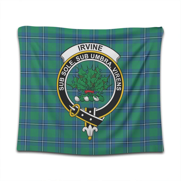 Irvine Ancient Tartan Classic Crest Tapestry