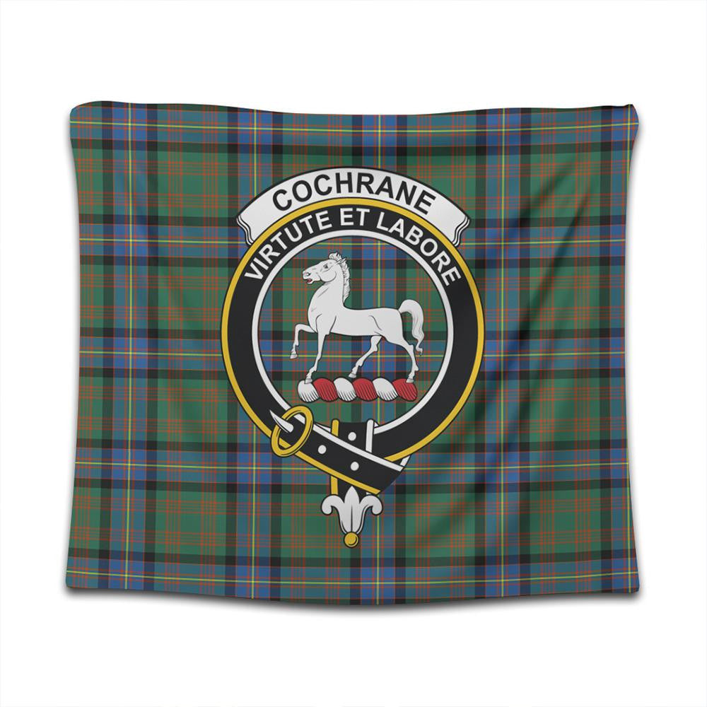 Cochrane Ancient Tartan Classic Crest Tapestry