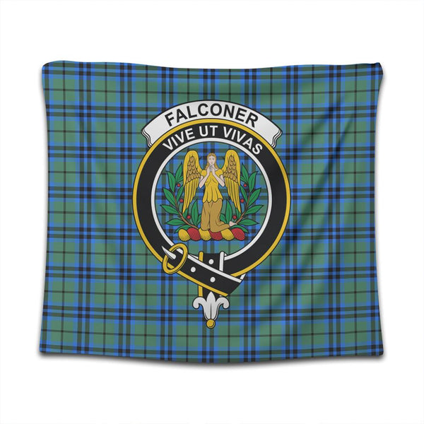 Falconer Tartan Classic Crest Tapestry