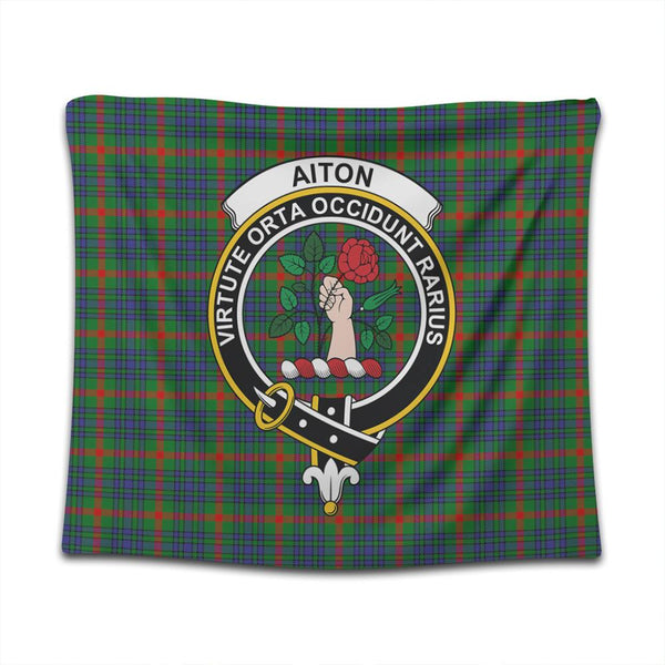 Aiton Tartan Classic Crest Tapestry