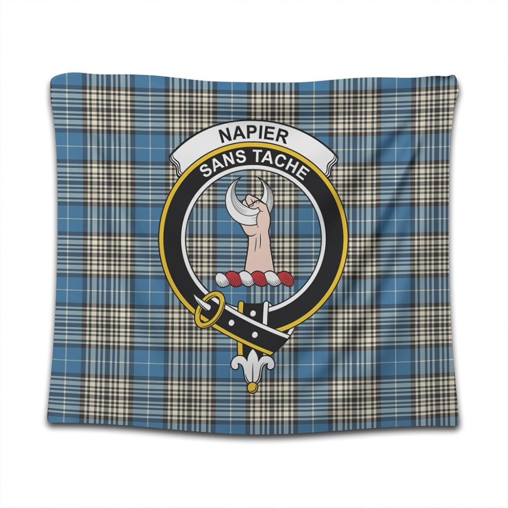 Napier Ancient Tartan Classic Crest Tapestry