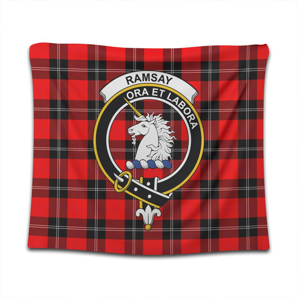 Ramsay Modern Tartan Classic Crest Tapestry