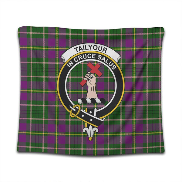 Tailyour Weathered Tartan Classic Crest Tapestry