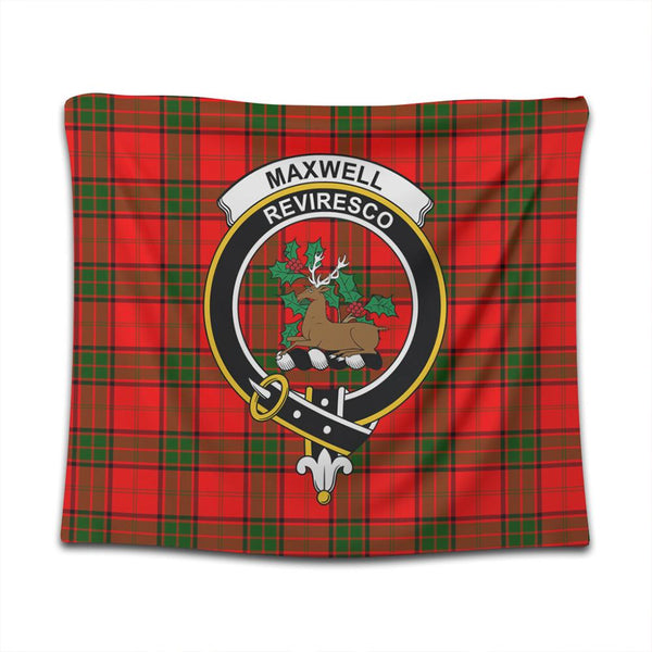 Maxwell Modern Tartan Classic Crest Tapestry