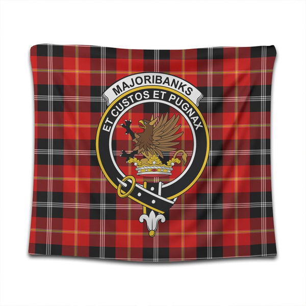 Marjoribanks Tartan Classic Crest Tapestry