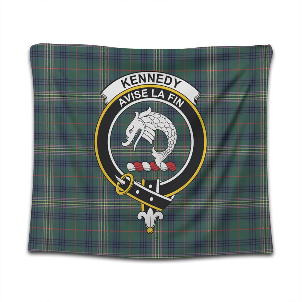 Kennedy Modern Tartan Classic Crest Tapestry