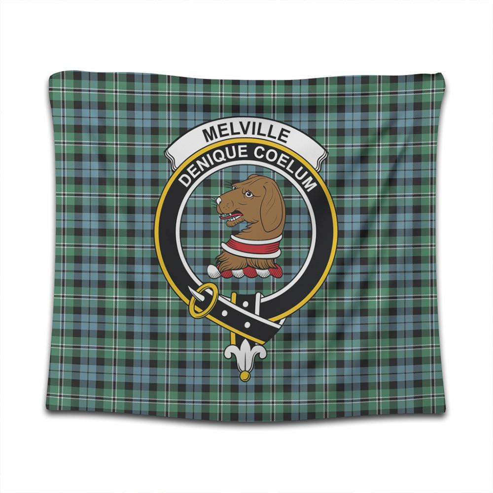 Melville Tartan Classic Crest Tapestry