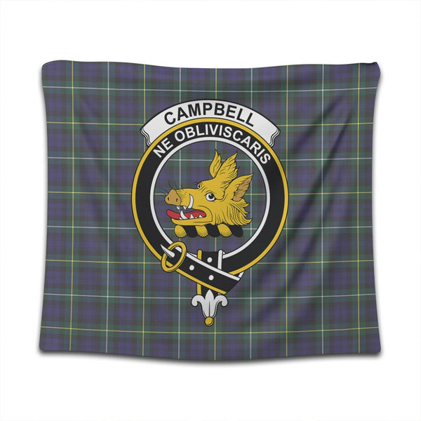 Campbell Argyll Modern Tartan Classic Crest Tapestry