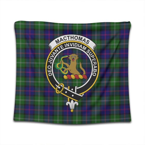 MacThomas Modern Tartan Classic Crest Tapestry