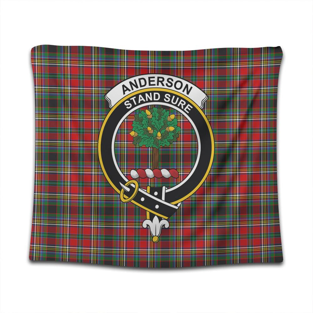 Anderson of Arbrake Tartan Classic Crest Tapestry