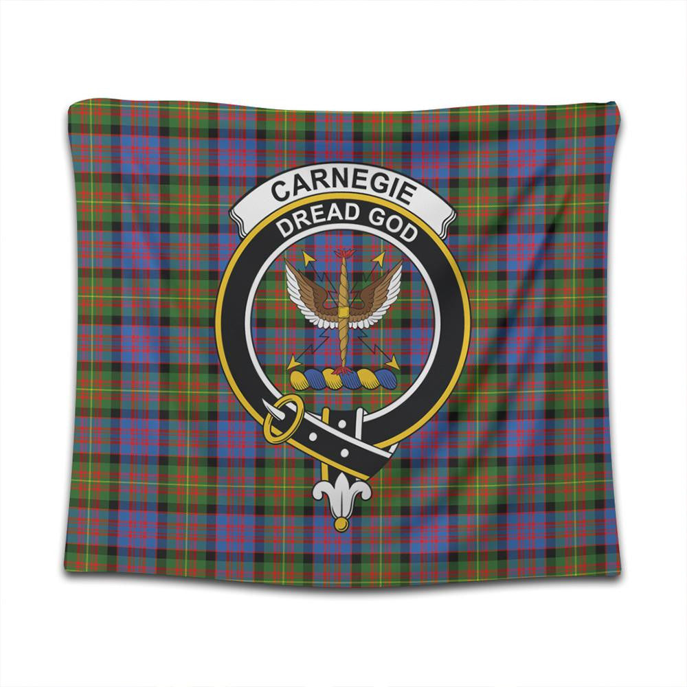 Carnegie Ancient Tartan Classic Crest Tapestry