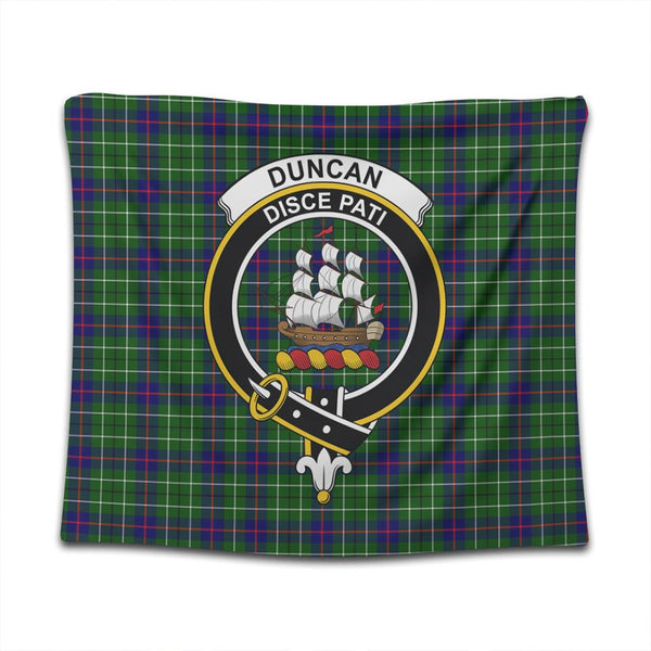 Duncan Modern Tartan Classic Crest Tapestry