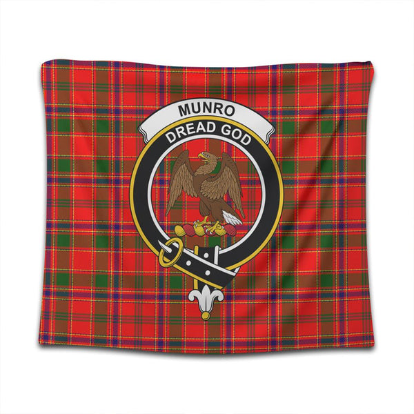 Munro Modern Tartan Classic Crest Tapestry