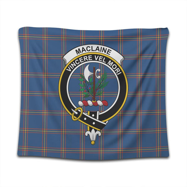 MacLaine of Loch Buie Tartan Classic Crest Tapestry