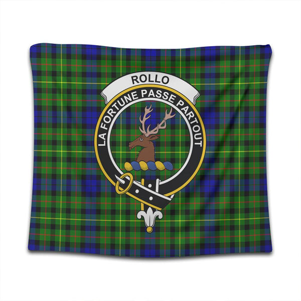 Rollo Modern Tartan Classic Crest Tapestry