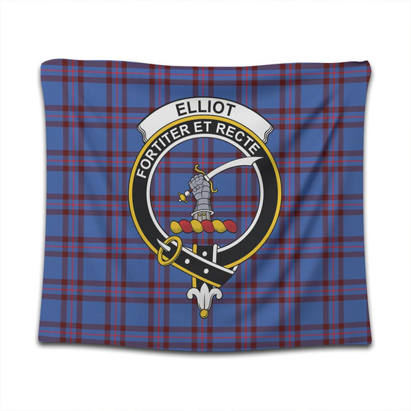 Elliot Modern Tartan Classic Crest Tapestry