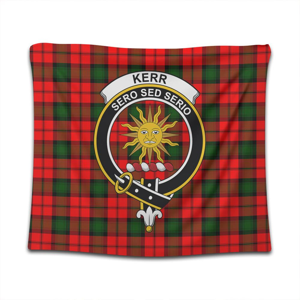 Kerr Modern Tartan Classic Crest Tapestry