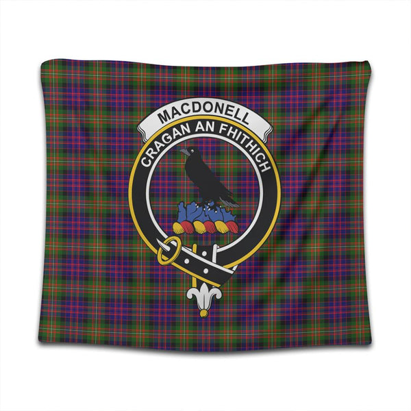 MacDonnell of Glengarry Modern Tartan Classic Crest Tapestry