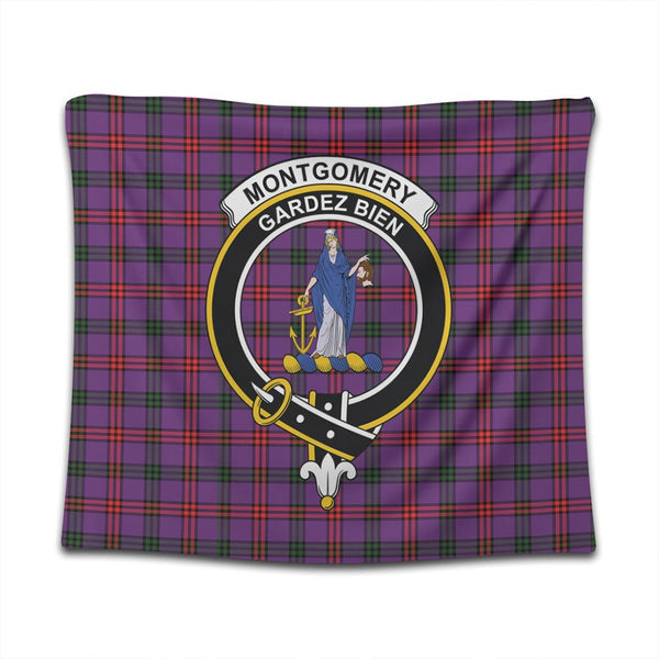 Montgomery Modern Tartan Classic Crest Tapestry