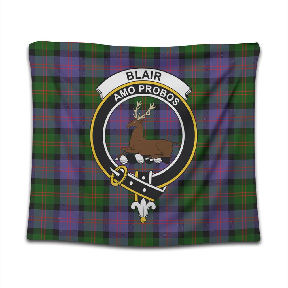 Blair Modern Tartan Classic Crest Tapestry