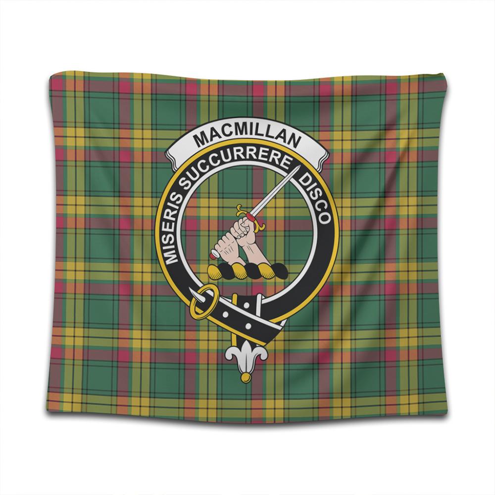 MacMillan Old Ancient Tartan Classic Crest Tapestry