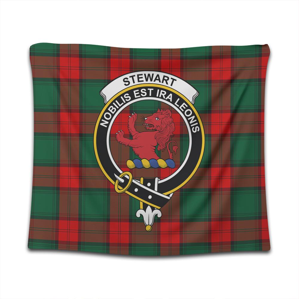 Stewart Atholl Modern Tartan Classic Crest Tapestry